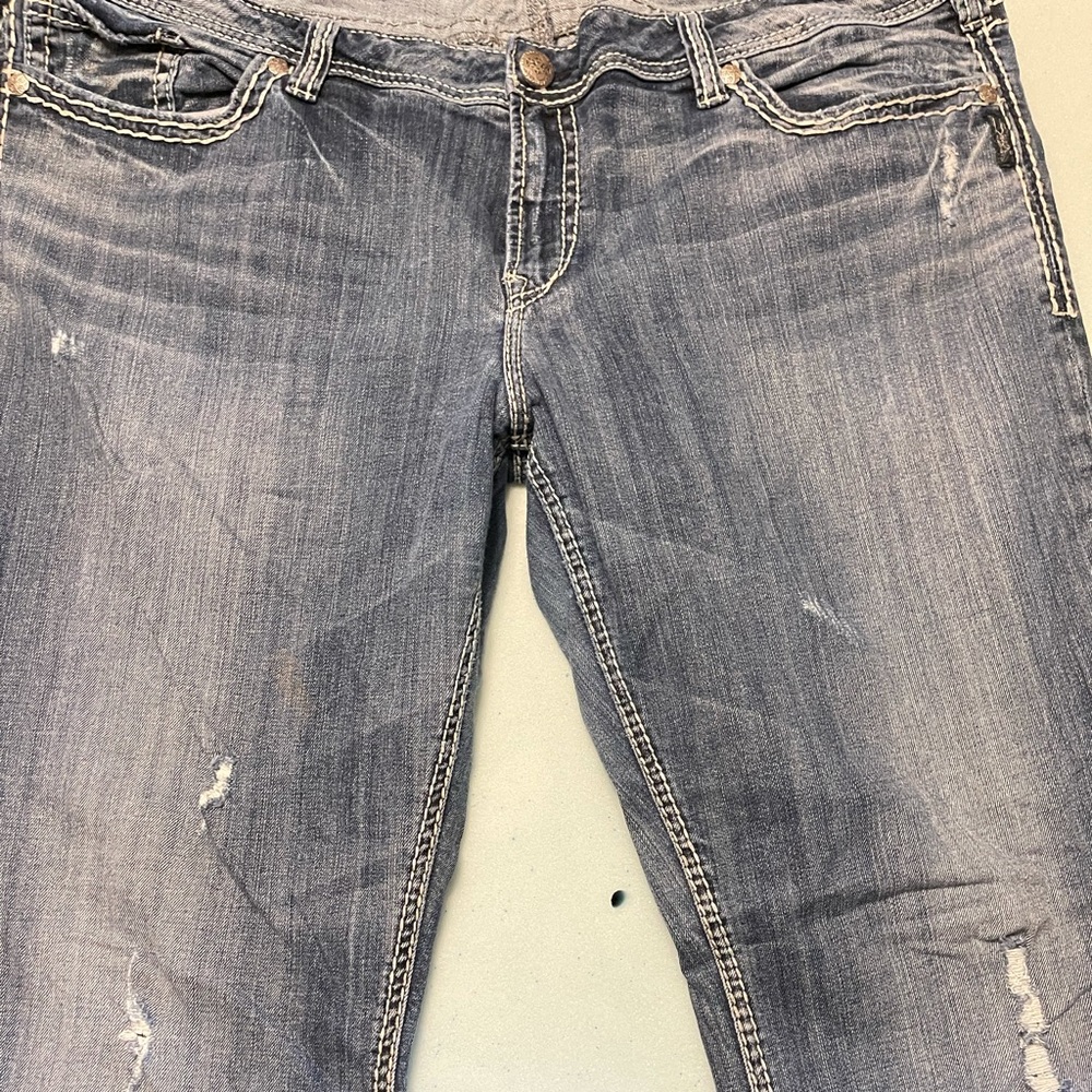 Silver Aiko Bootcut Jeans 24W